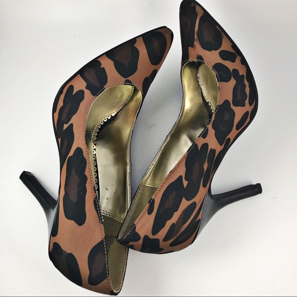 Rampage “Nicki” Leopard Print Pumps 6 - Picture 4 of 8